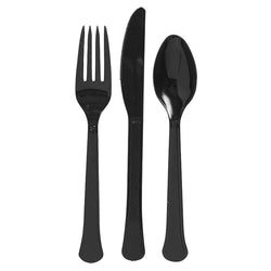 Party Centre Jet Black Party Kit For 20 People