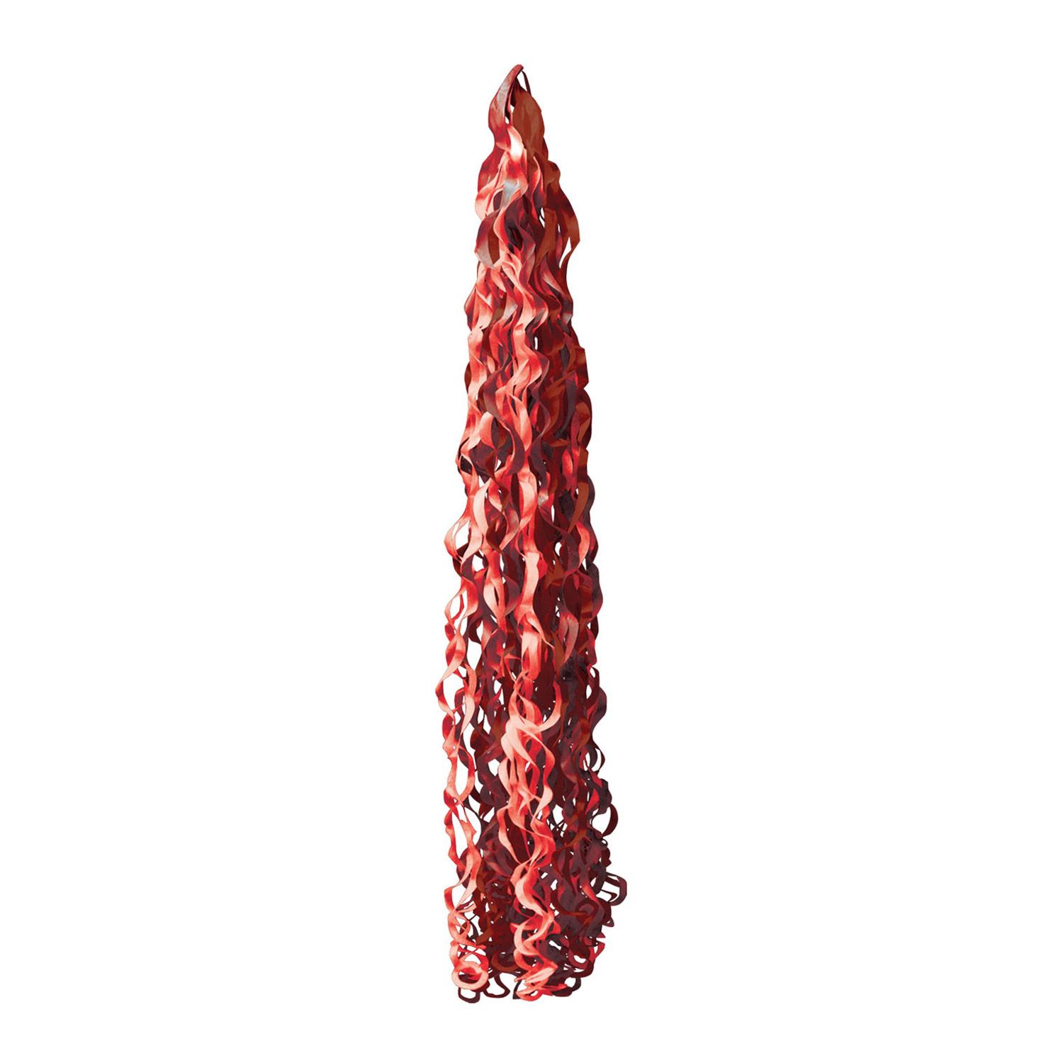 Red Twirlz Medium Balloon Tails 15x86cm Balloons & Streamers - Party Centre