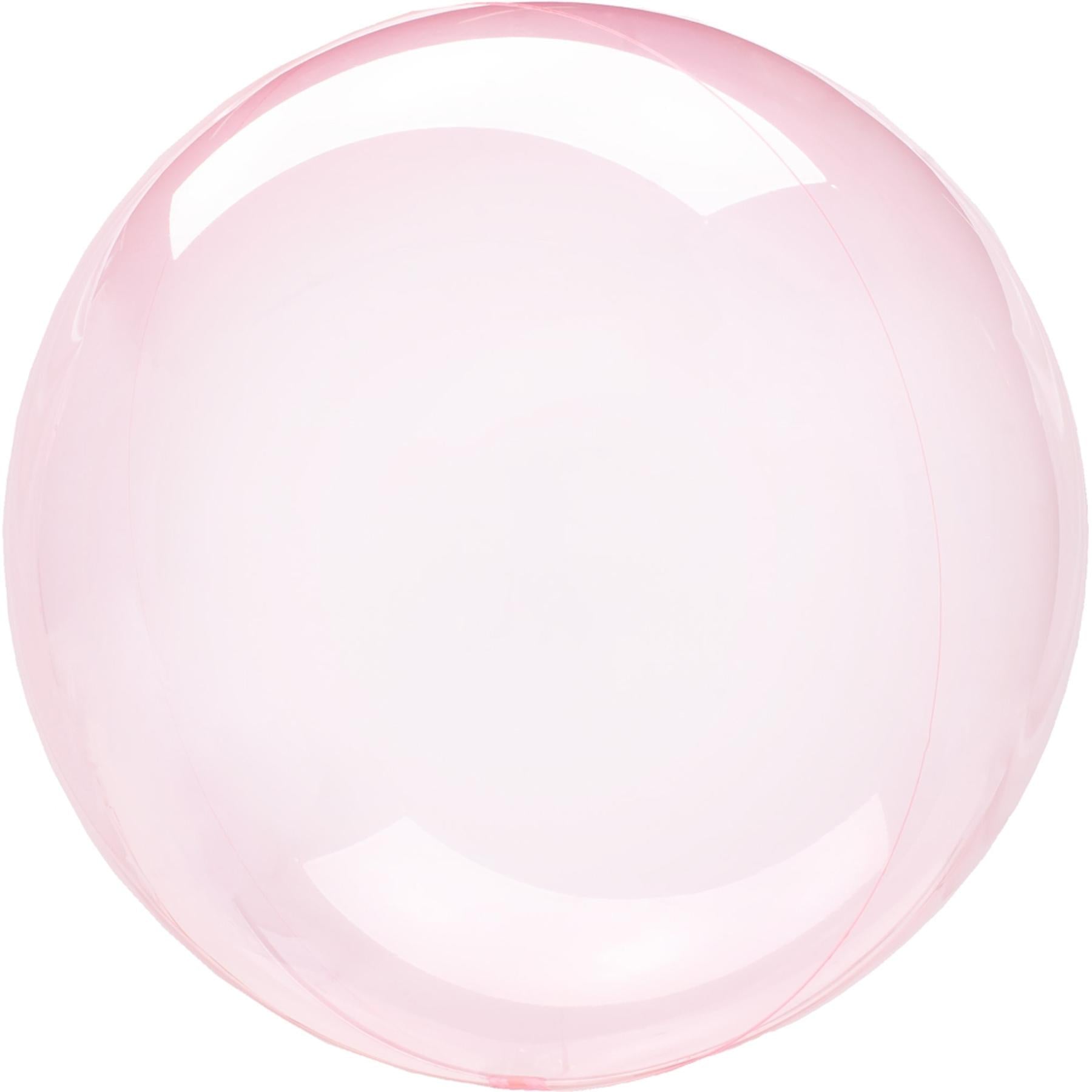 Dark Pink Crystal Clearz Balloon Balloons & Streamers - Party Centre