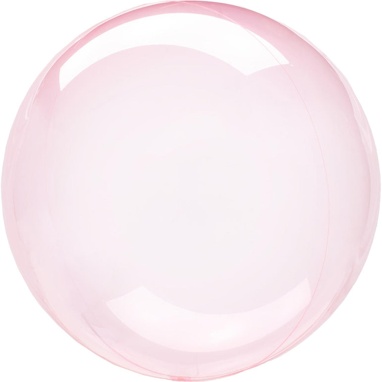 Dark Pink Crystal Clearz Balloon Balloons & Streamers - Party Centre