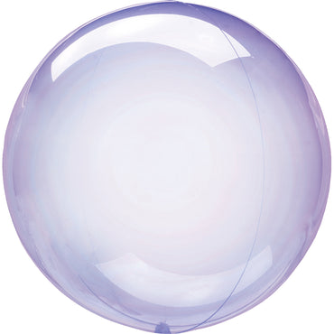Purple Crystal Clearz Balloons 46cm