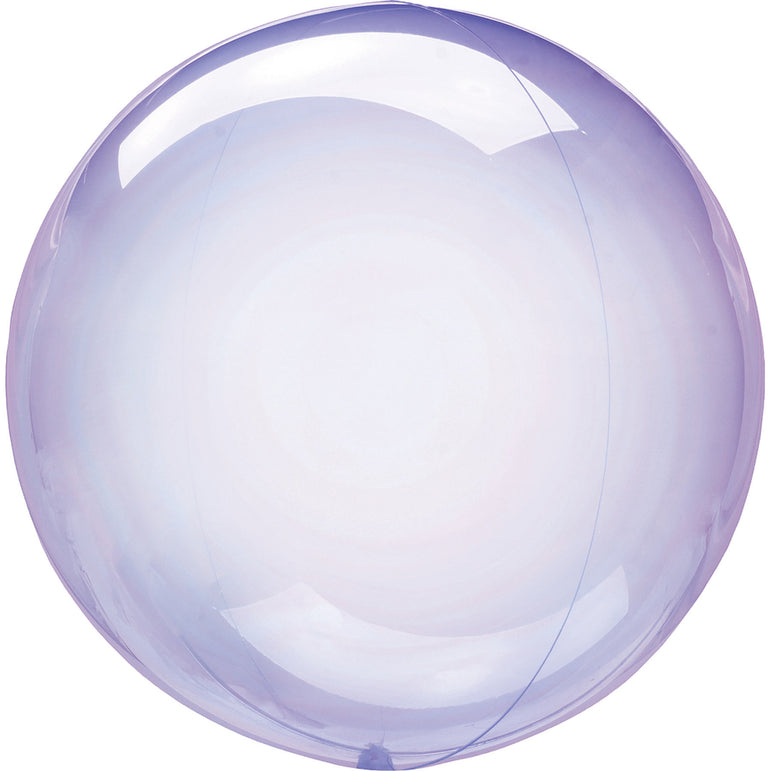Purple Crystal Clearz Balloons 46cm