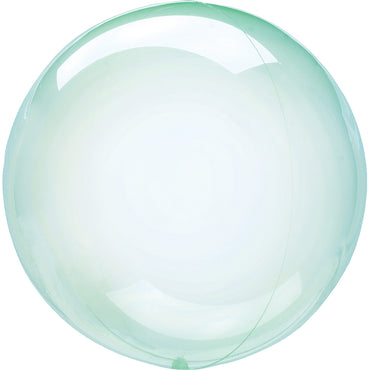 Green Crystal Clearz Balloons 46cm