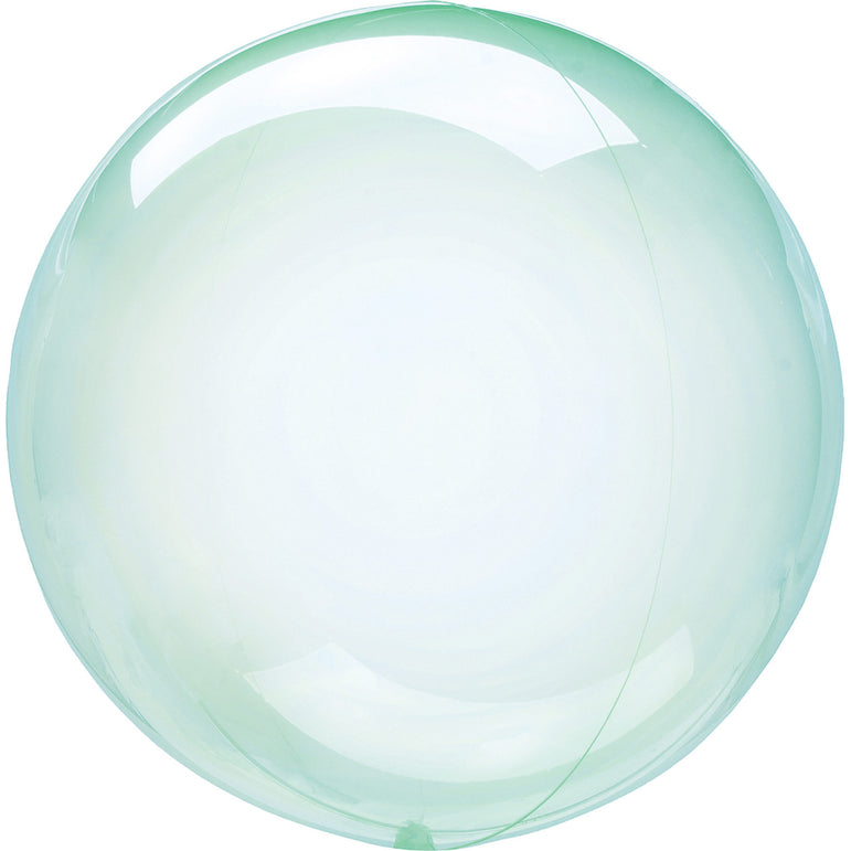 Green Crystal Clearz Balloons 46cm