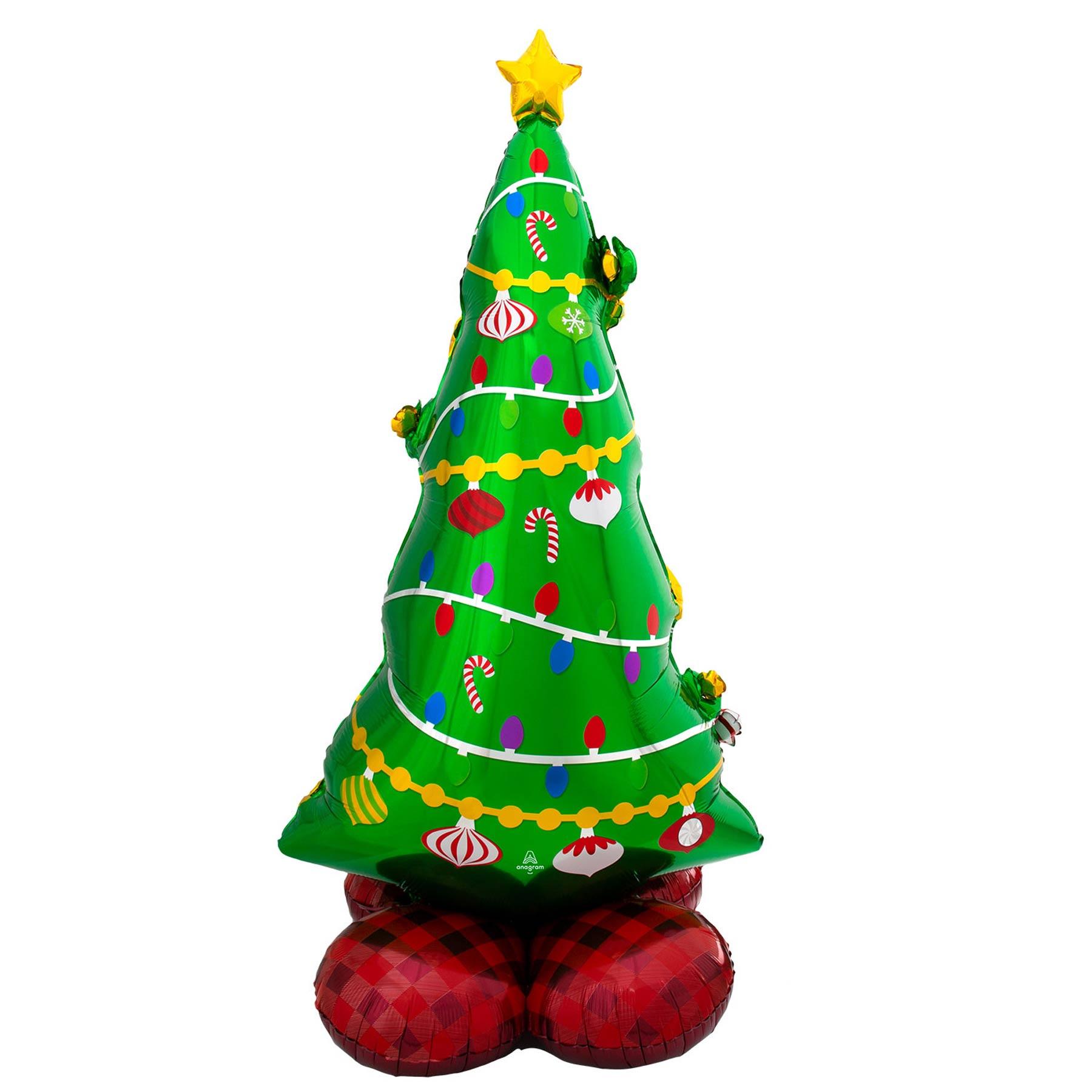 Christmas Tree AirLoonz Large Foil Balloon 78x149cm Balloons & Streamers - Party Centre