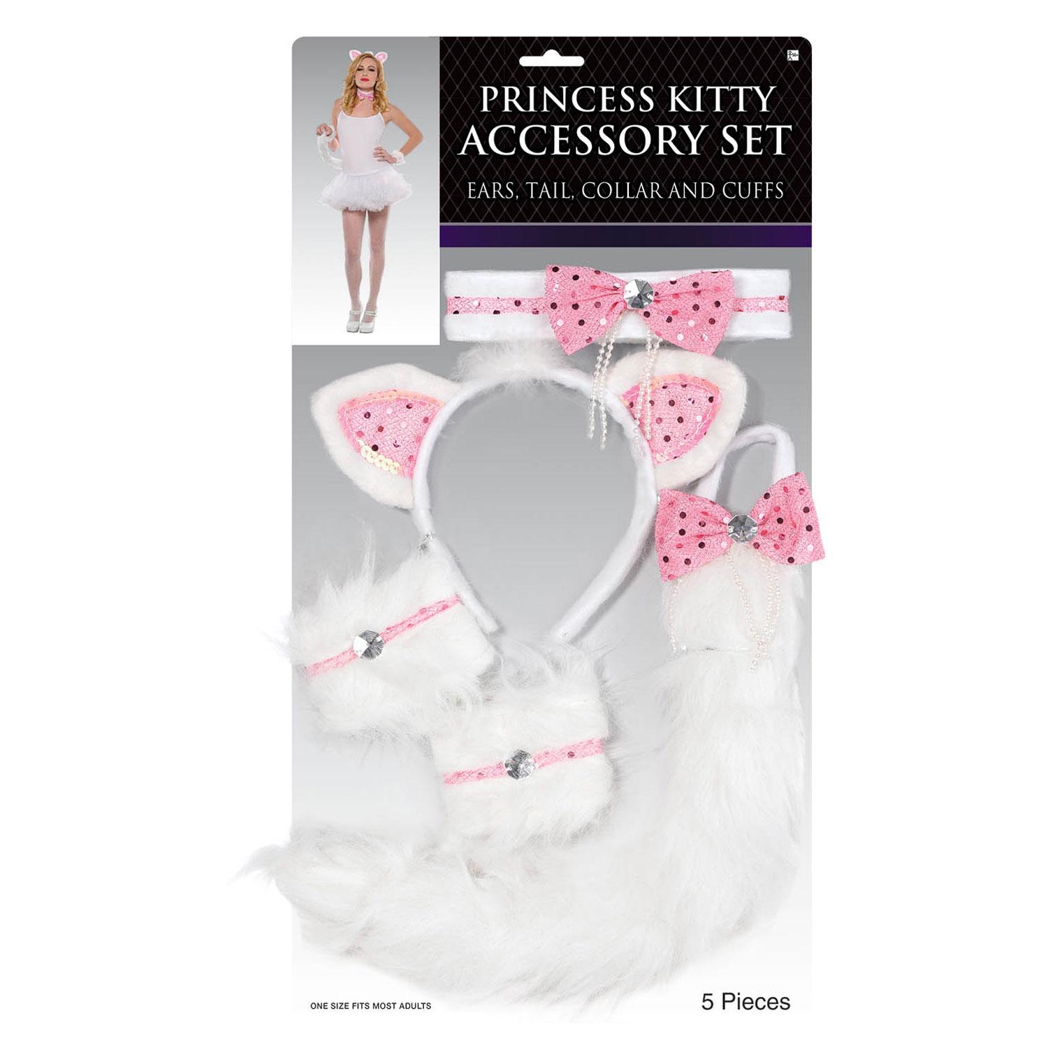 Adult Princess Kitty Set Costumes & Apparel - Party Centre