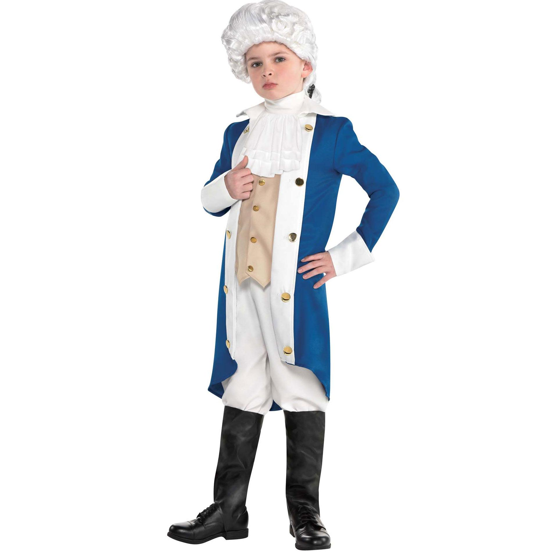 Child George Washington Costume Costumes & Apparel - Party Centre