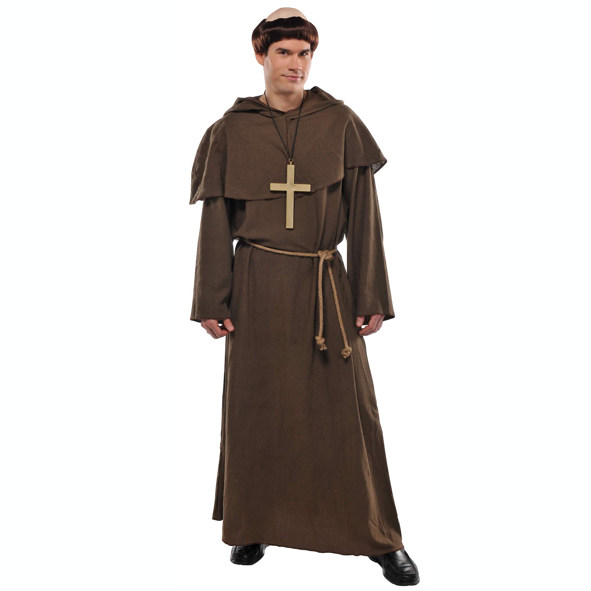 Adult Friar Costume Costumes & Apparel - Party Centre