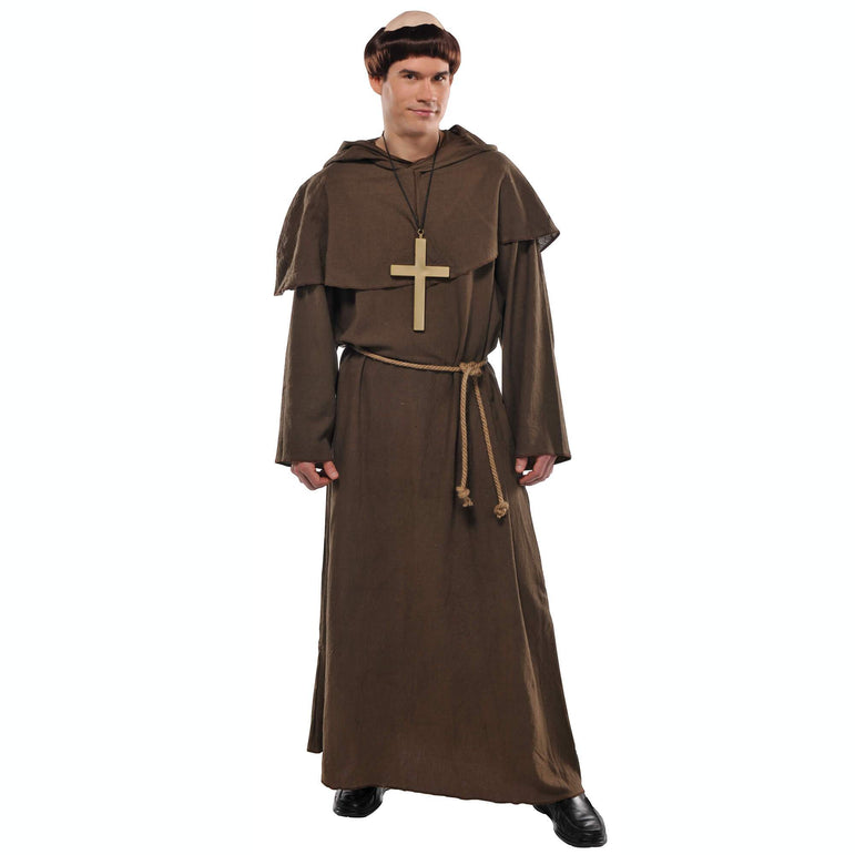 Adult Friar Costume Costumes & Apparel - Party Centre