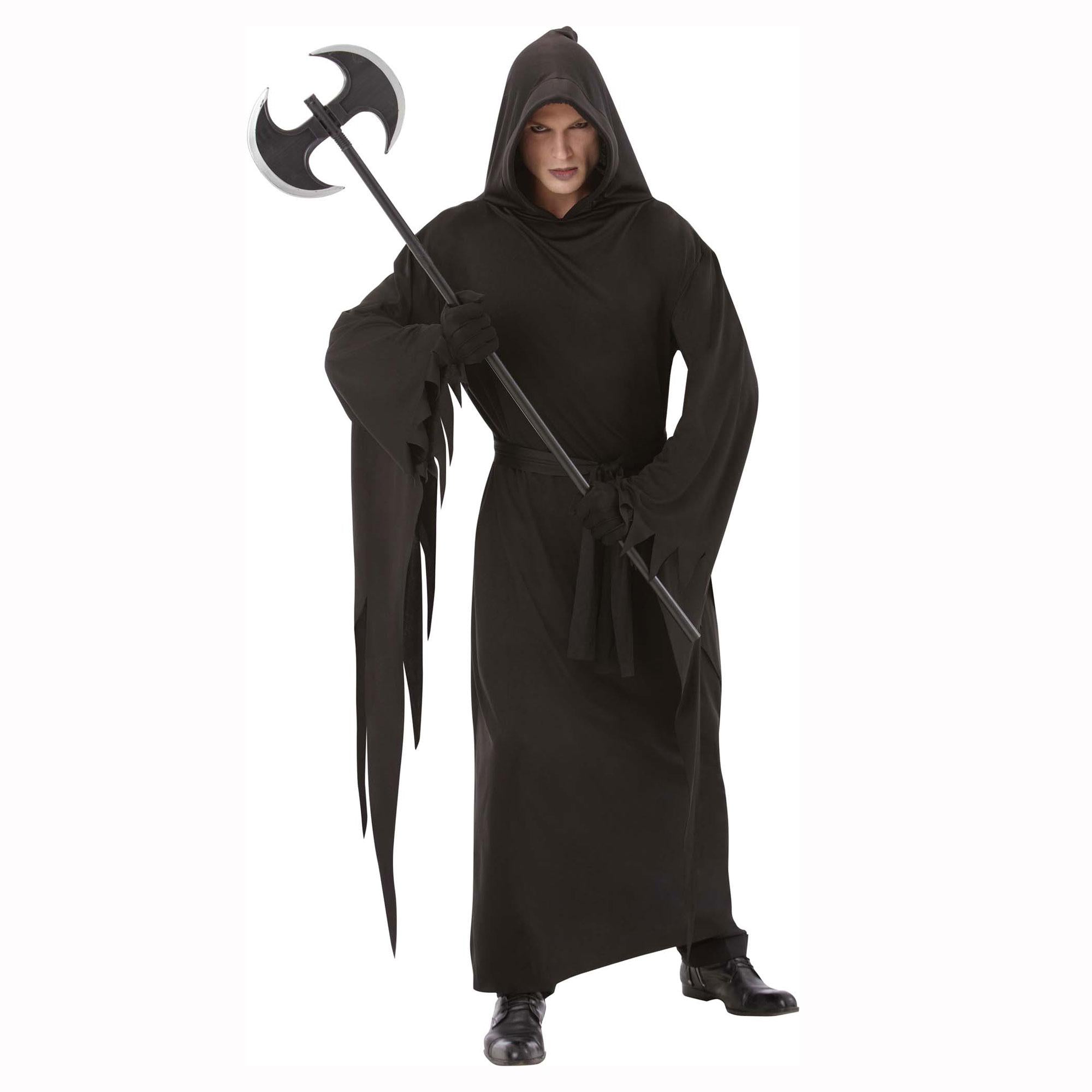 Adult Robe Black Terror-One Size Costumes & Apparel - Party Centre