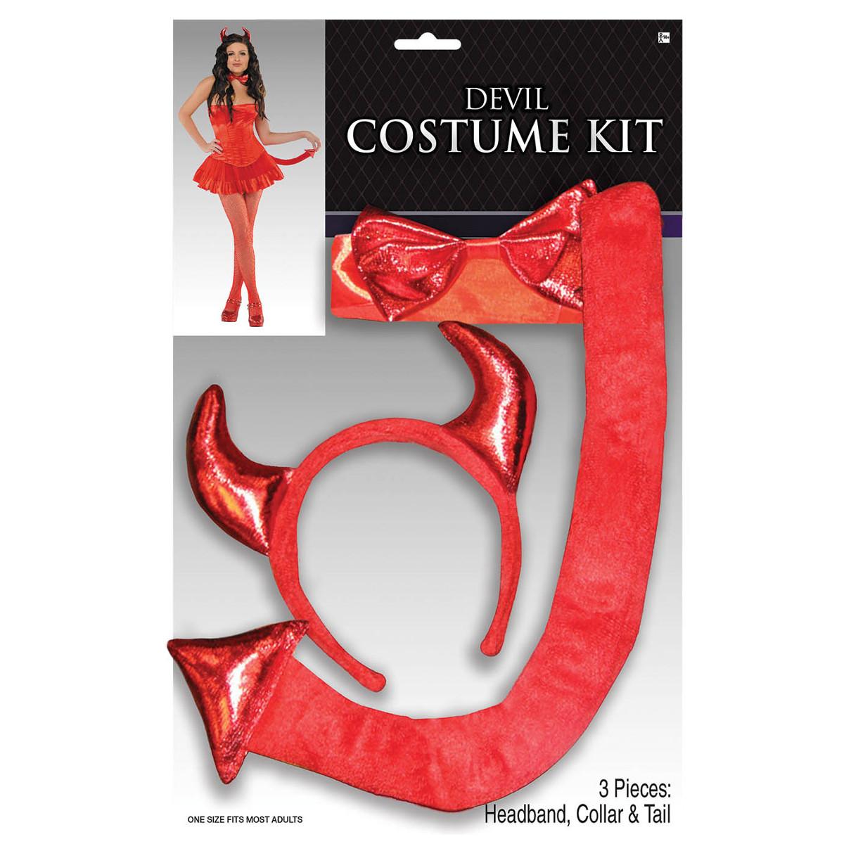 Adult Devil Costume Kit Costumes & Apparel - Party Centre