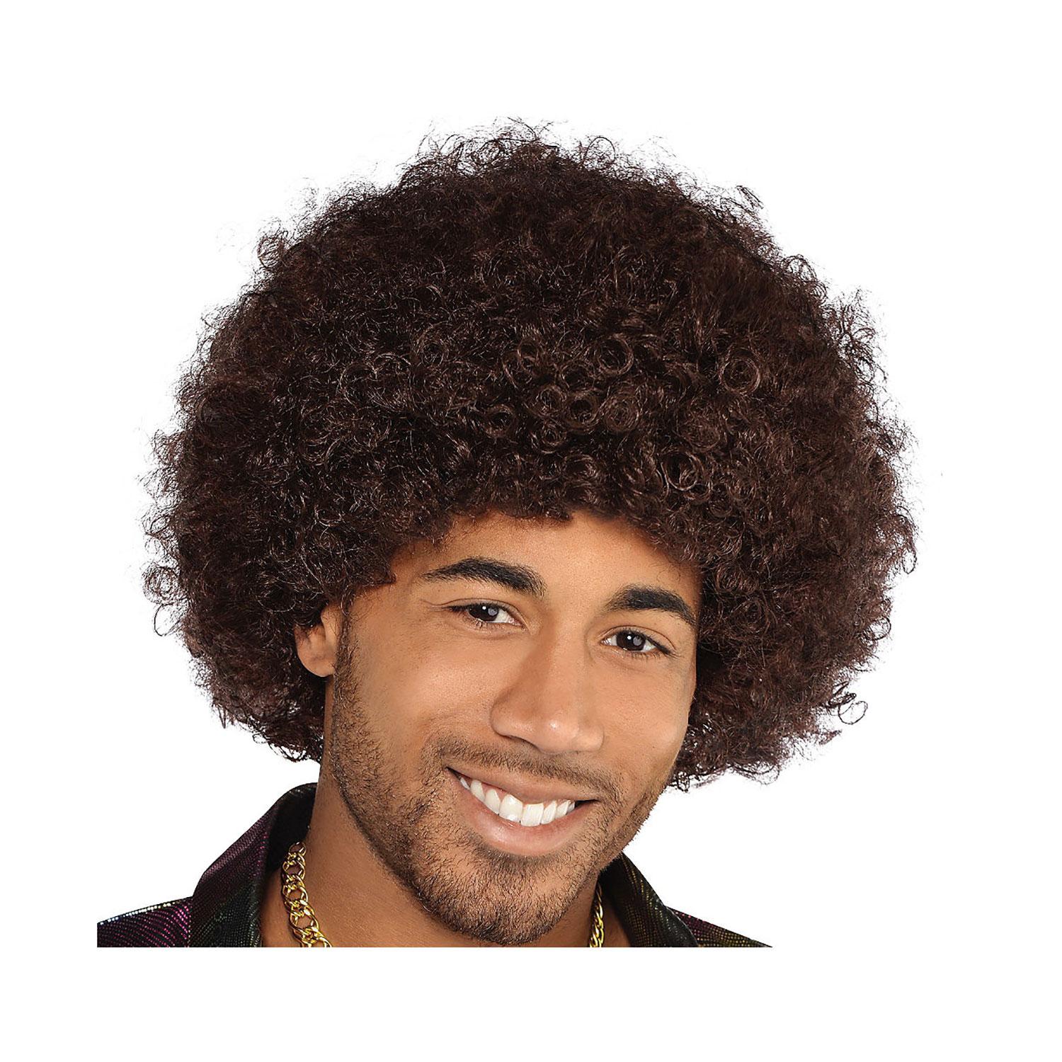 Brown Afro Wig Costumes & Apparel - Party Centre