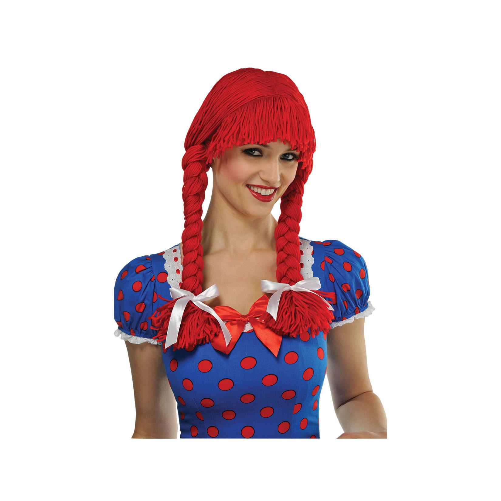Rag Doll Braided Wig Costumes & Apparel - Party Centre