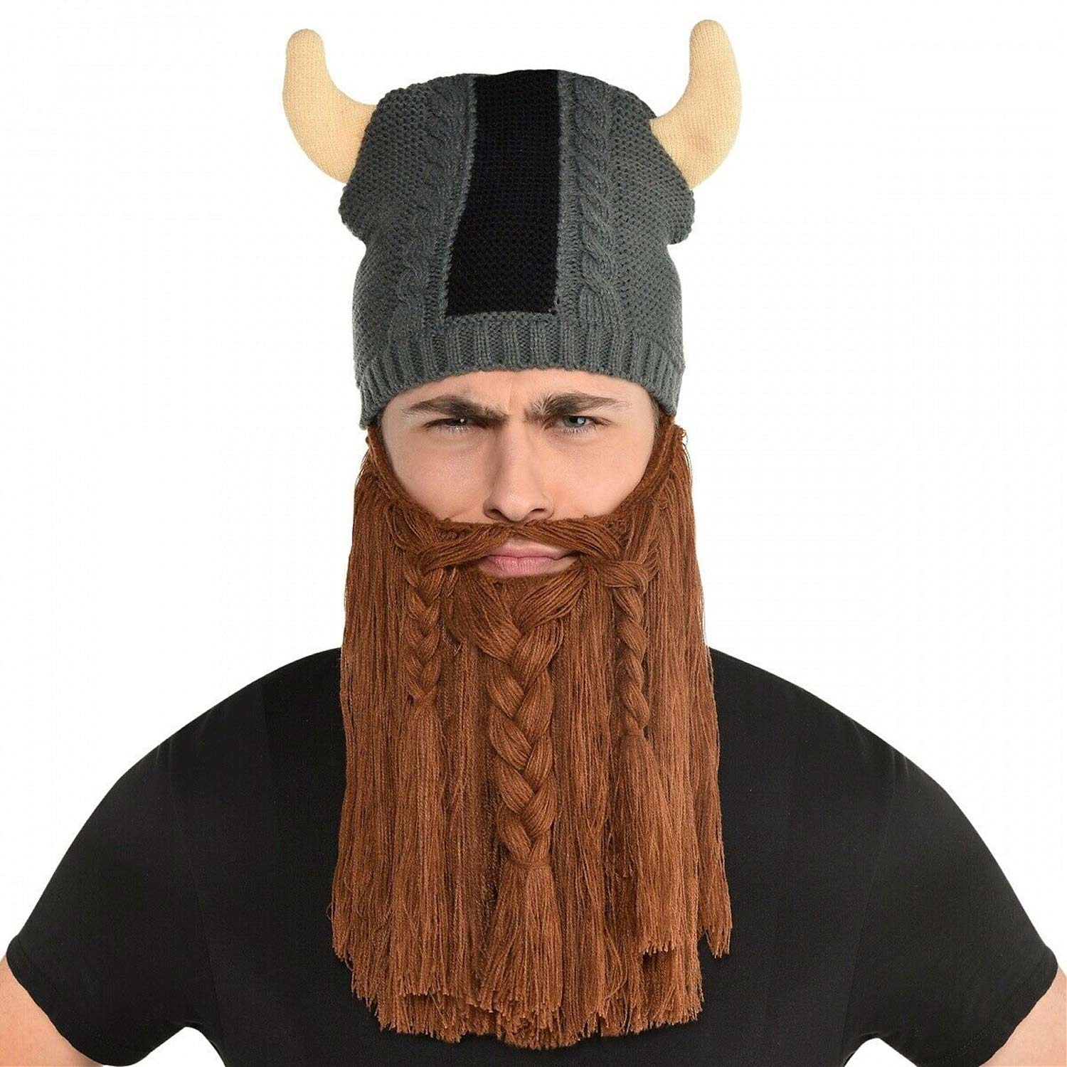 Adult Viking Hat With Beard