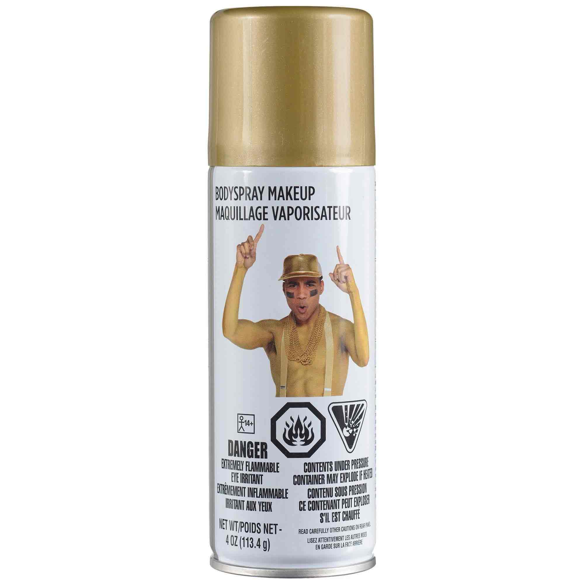 Gold Body Spray Make Up 4oz