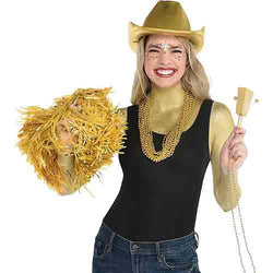 Gold Glitter Body Spray Make Up 4oz