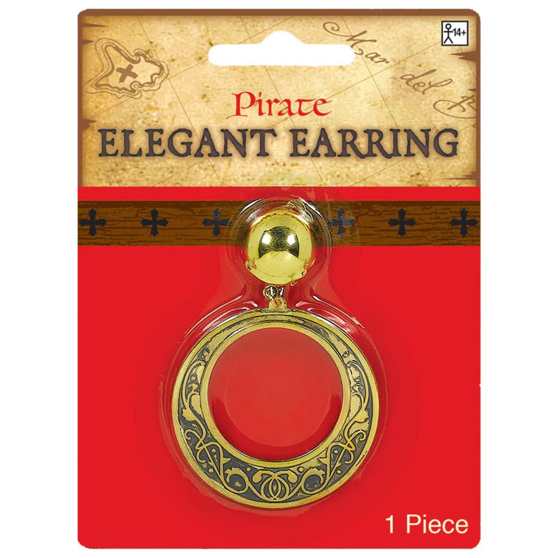 Elegant Pirate Earrings Costumes & Apparel - Party Centre