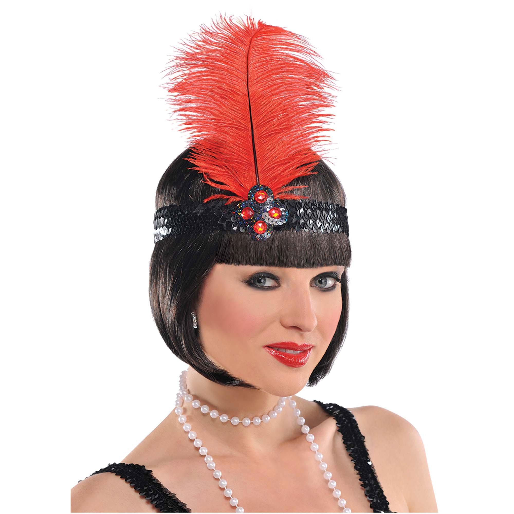 20's Gatsby Girl Headpiece Costumes & Apparel - Party Centre