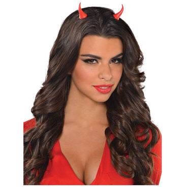 Devil Clip Horns On Plus Size Costumes & Apparel - Party Centre