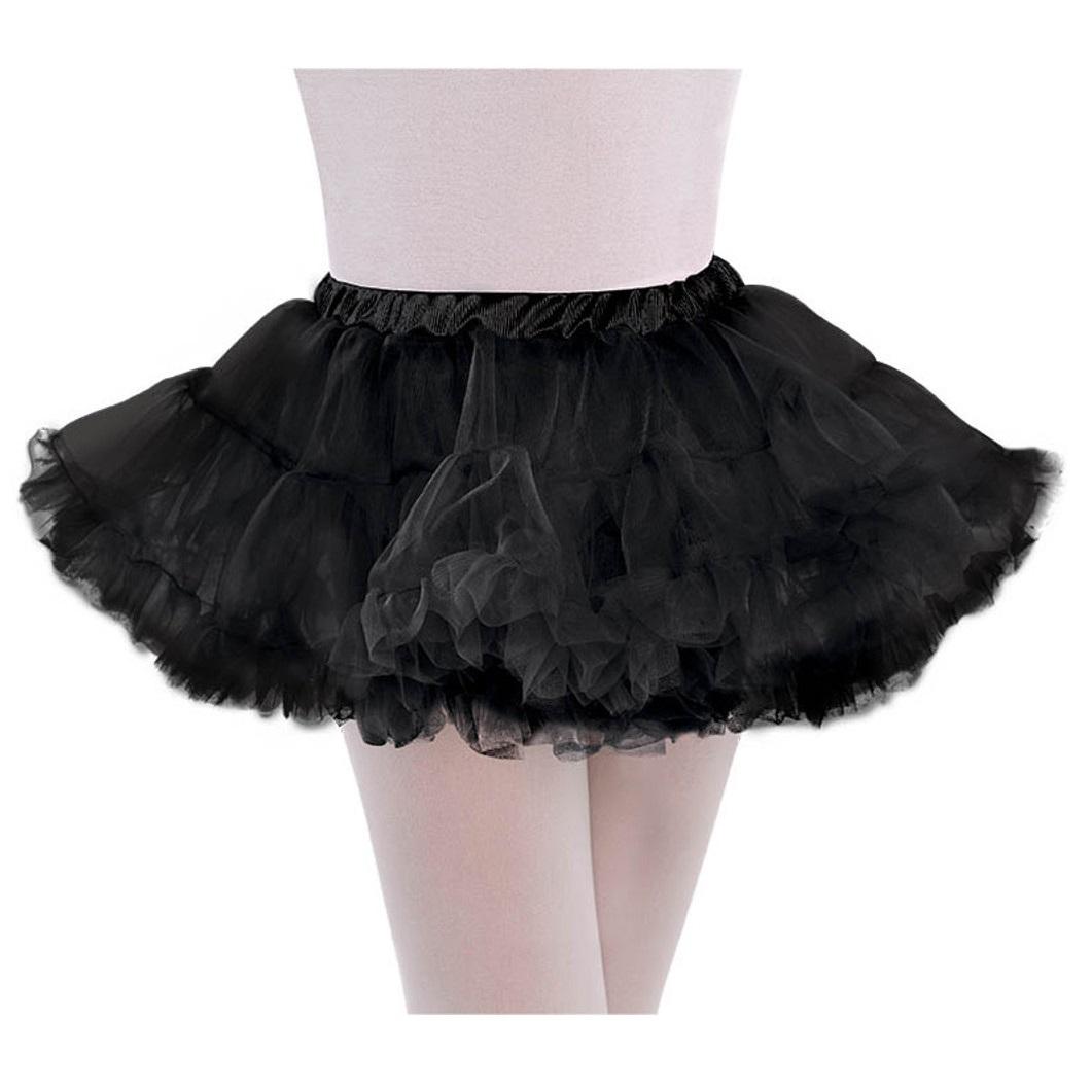 Child Full Small/Medium Black Petticoat Costumes & Apparel - Party Centre