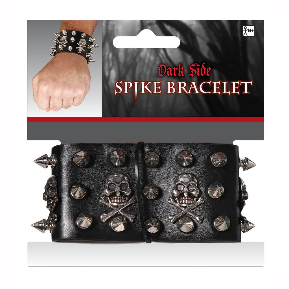 Spike Skull Bracelet Costumes & Apparel - Party Centre