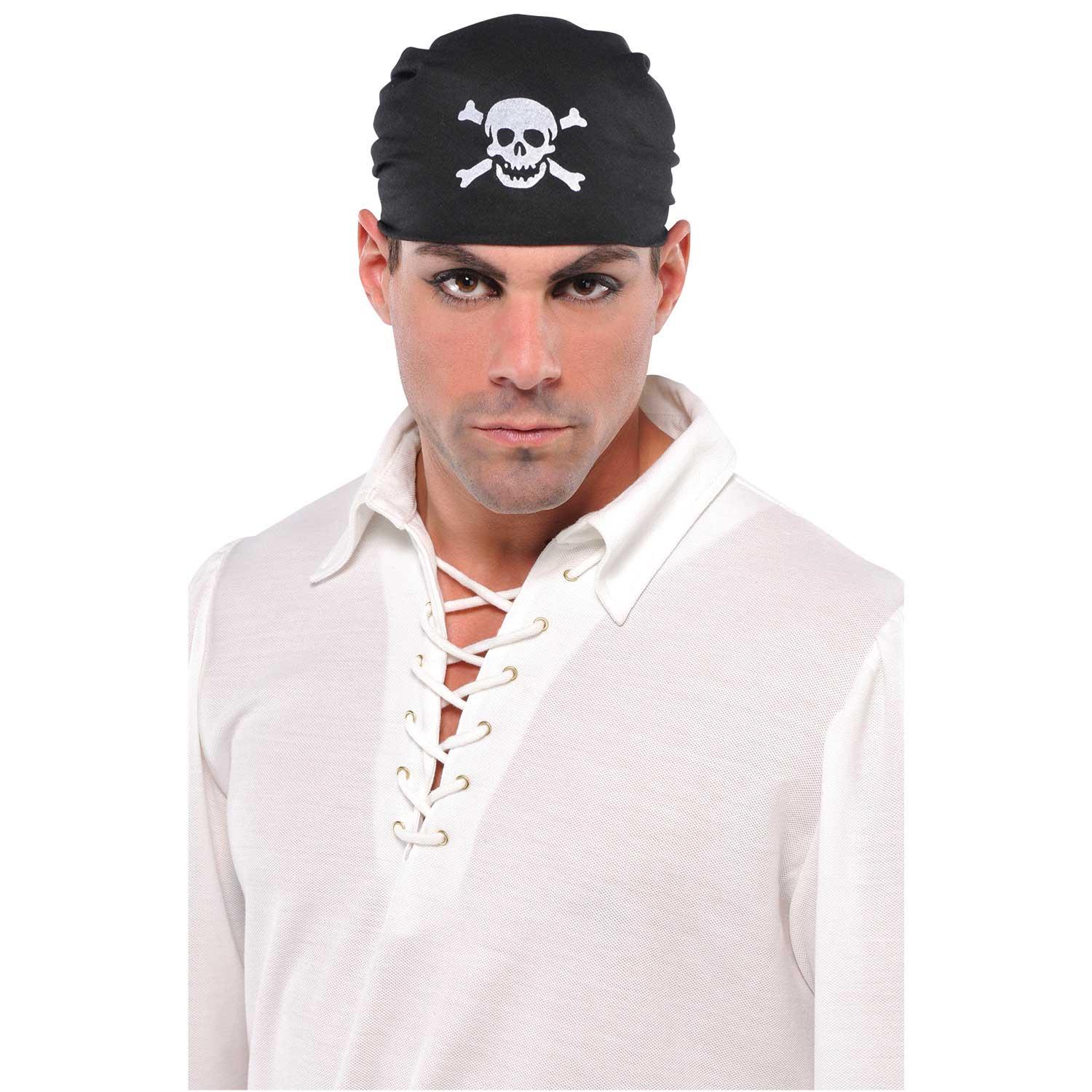 Pirate Skull Bandana Costumes & Apparel - Party Centre