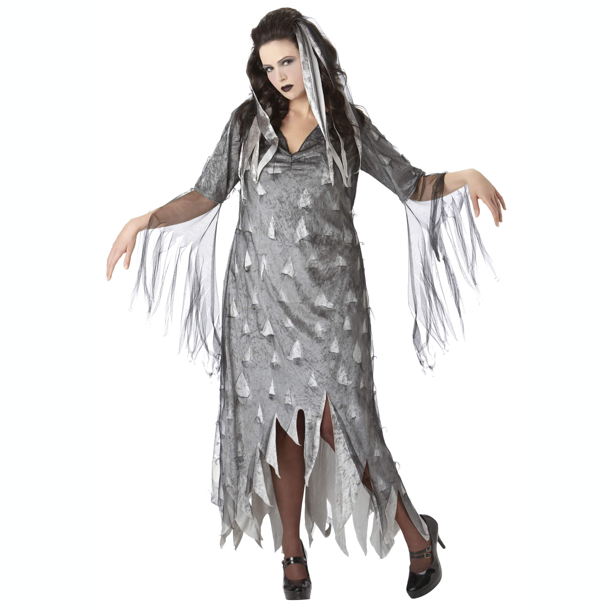Adult Plus Size Graveyard Zombie Halloween Costume Costumes & Apparel - Party Centre