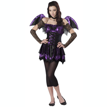 Teen Battitude Halloween Costume Costumes & Apparel - Party Centre