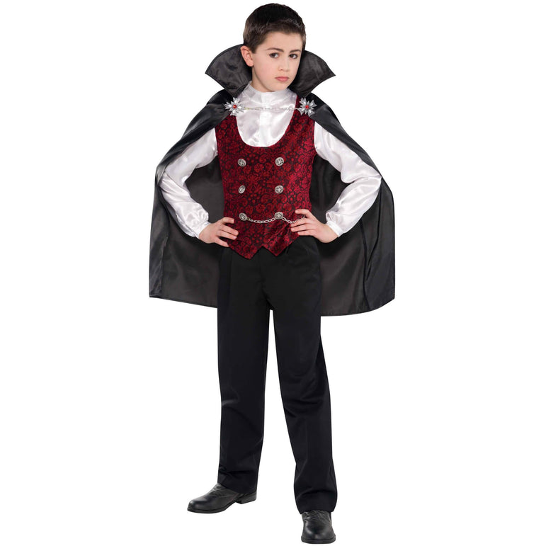 Child Dark Vampire Halloween Costume Costumes & Apparel - Party Centre
