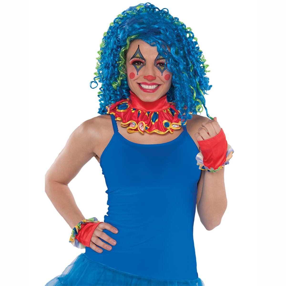 Clown Ringlet Rainbow Wig Costumes & Apparel - Party Centre