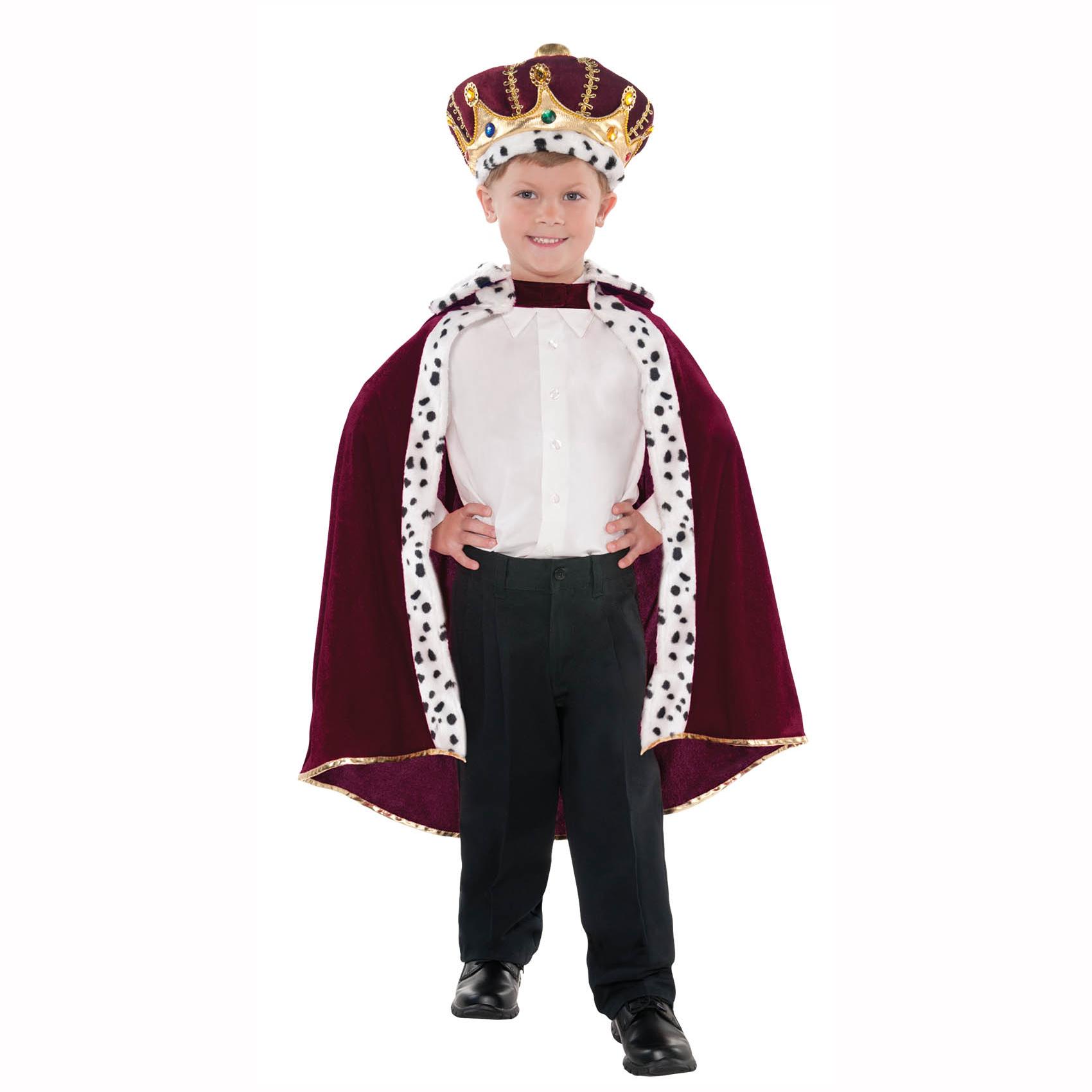 Child King Robe-One Size Costumes & Apparel - Party Centre