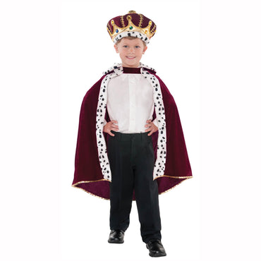 Child King Robe-One Size Costumes & Apparel - Party Centre
