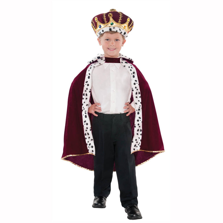 Child King Robe-One Size Costumes & Apparel - Party Centre