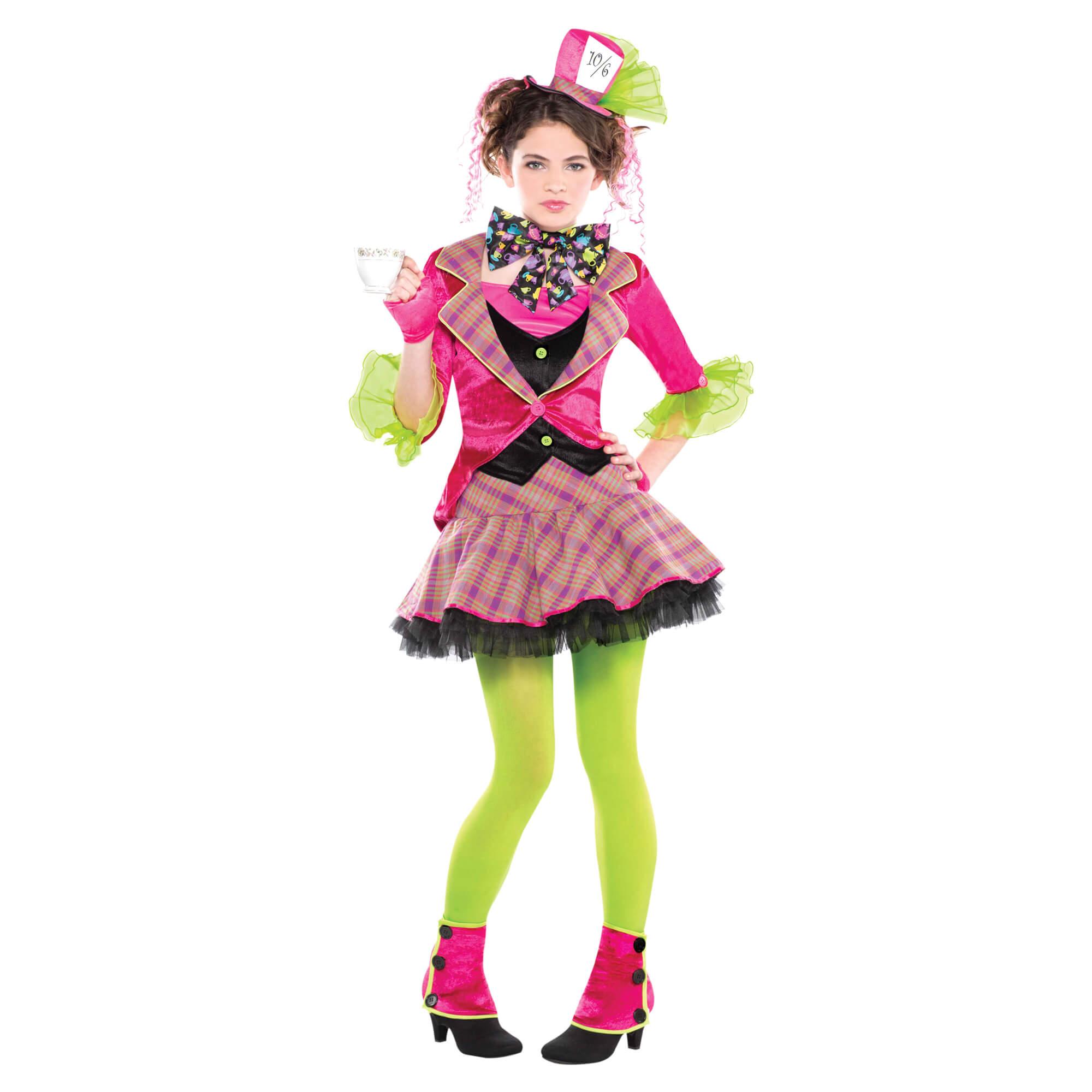 Teen Mad Hatter Alice in Wonderland Costume Costumes & Apparel - Party Centre