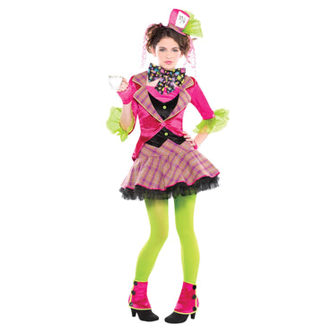 Teen Mad Hatter Alice in Wonderland Costume Costumes & Apparel - Party Centre