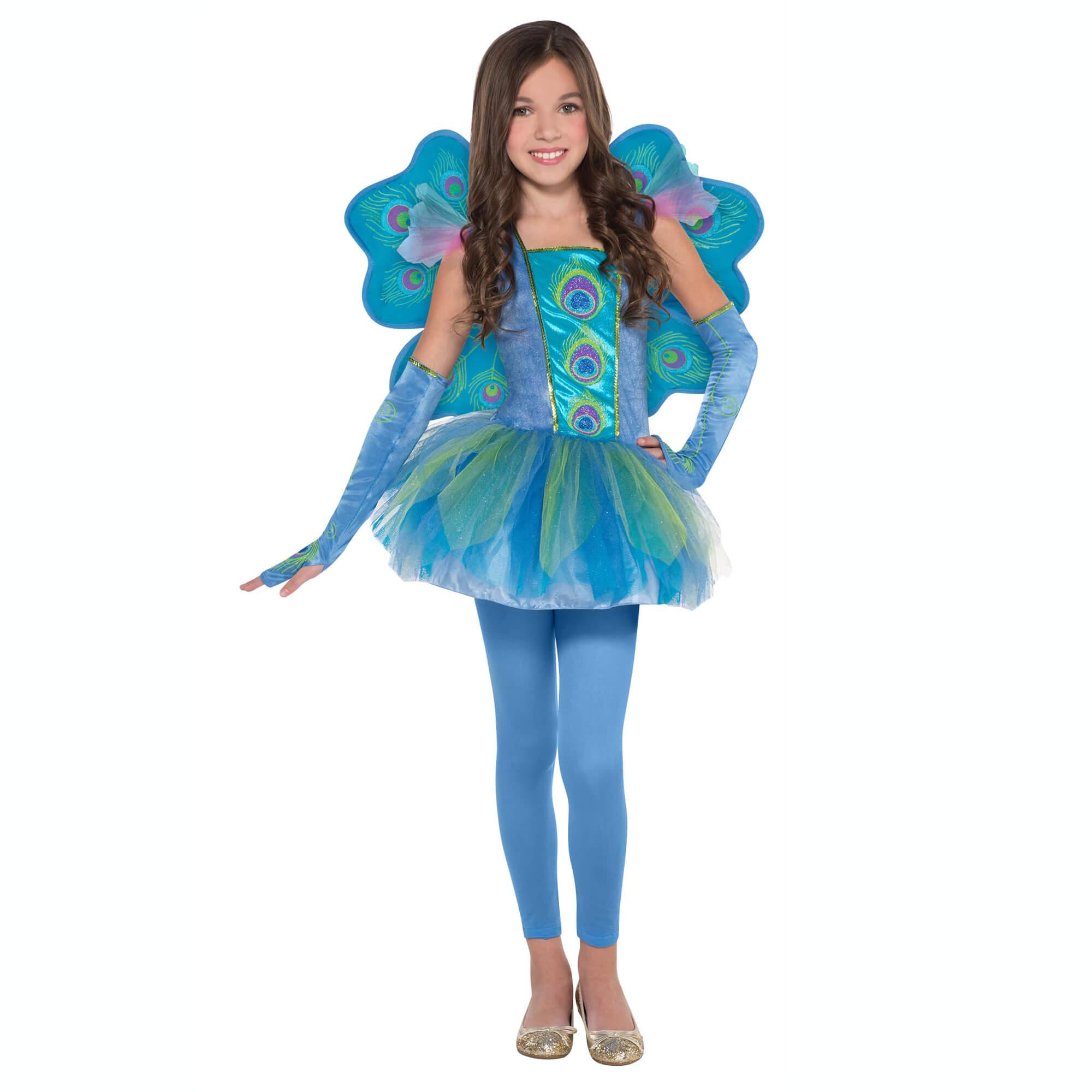Child Peacock Princess Animal Costume Costumes & Apparel - Party Centre