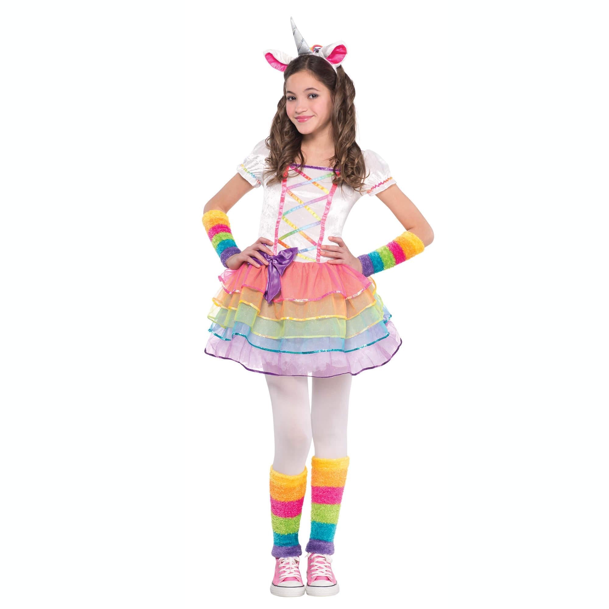 Child Rainbow Unicorn Costume Costumes & Apparel - Party Centre