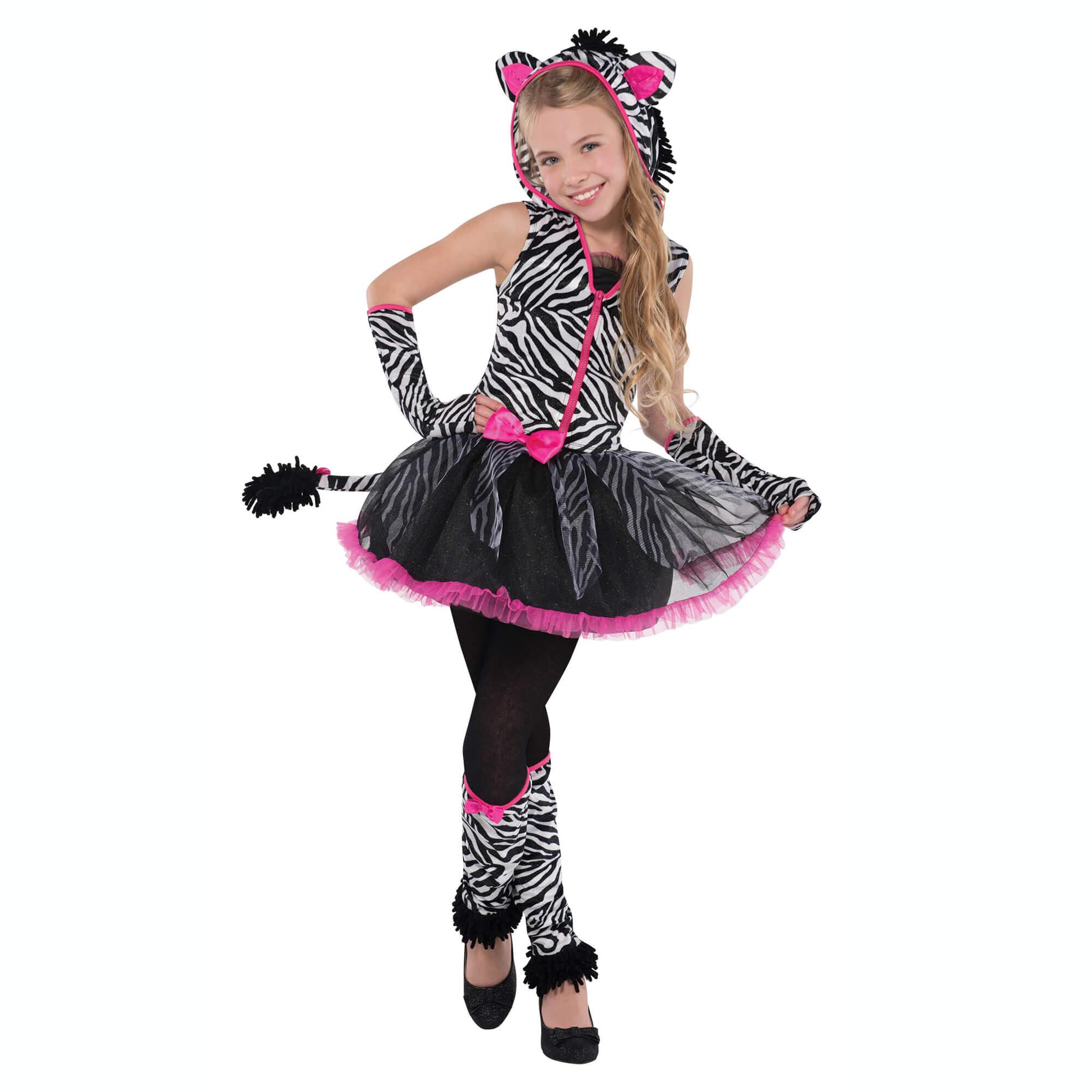 Child Sassy Stripes Animal Costume Costumes & Apparel - Party Centre