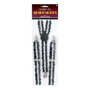 Sequin Suspenders Costumes & Apparel - Party Centre