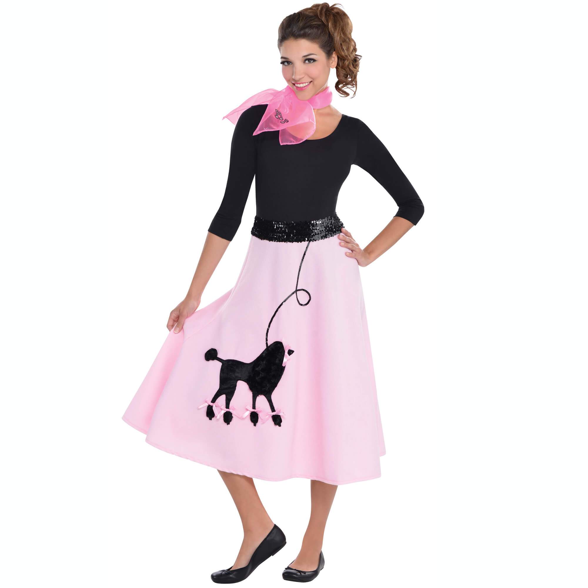 Adult Poodle Skirt 1950s Costume Costumes & Apparel - Party Centre