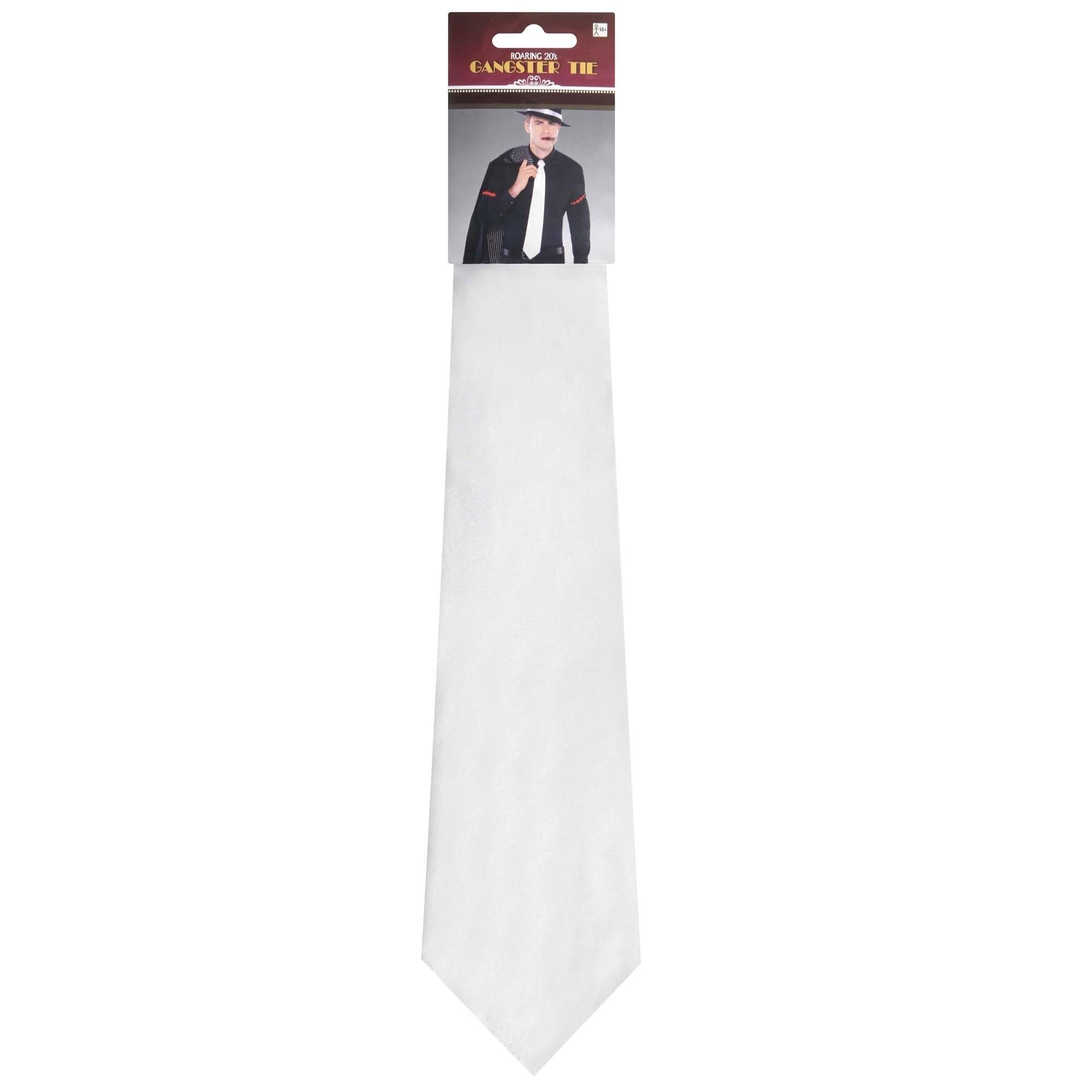 TIE 20 S GANGSTER WHITE Costumes & Apparel - Party Centre