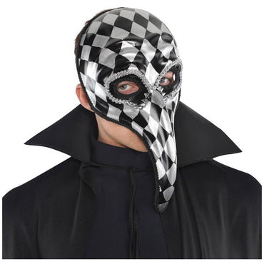 Harlequin Jester Mask Costumes & Apparel - Party Centre
