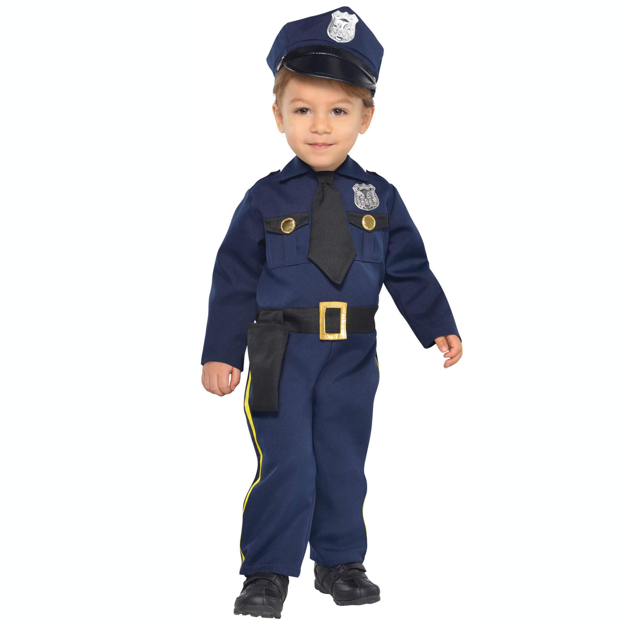 Toddler Cop Recruit Career Costume Costumes & Apparel - Party Centre