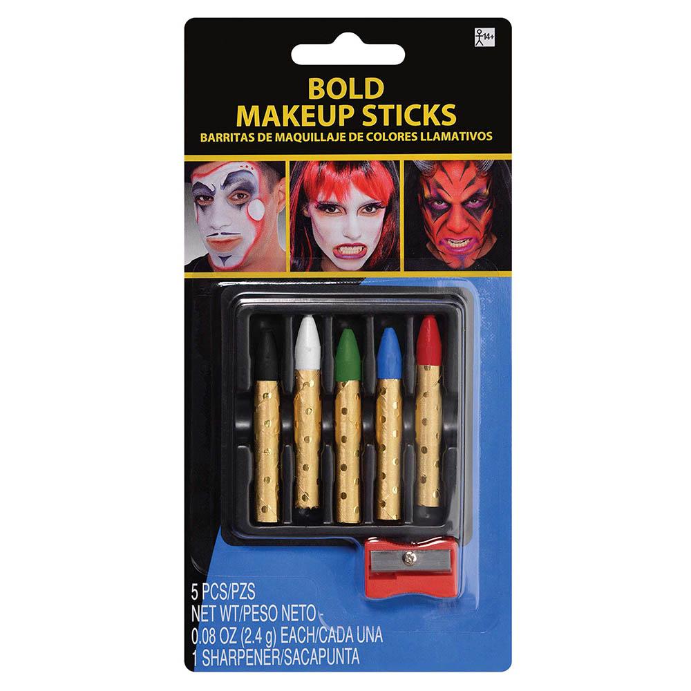 Adult Bold Make Up Sticks Costumes & Apparel - Party Centre