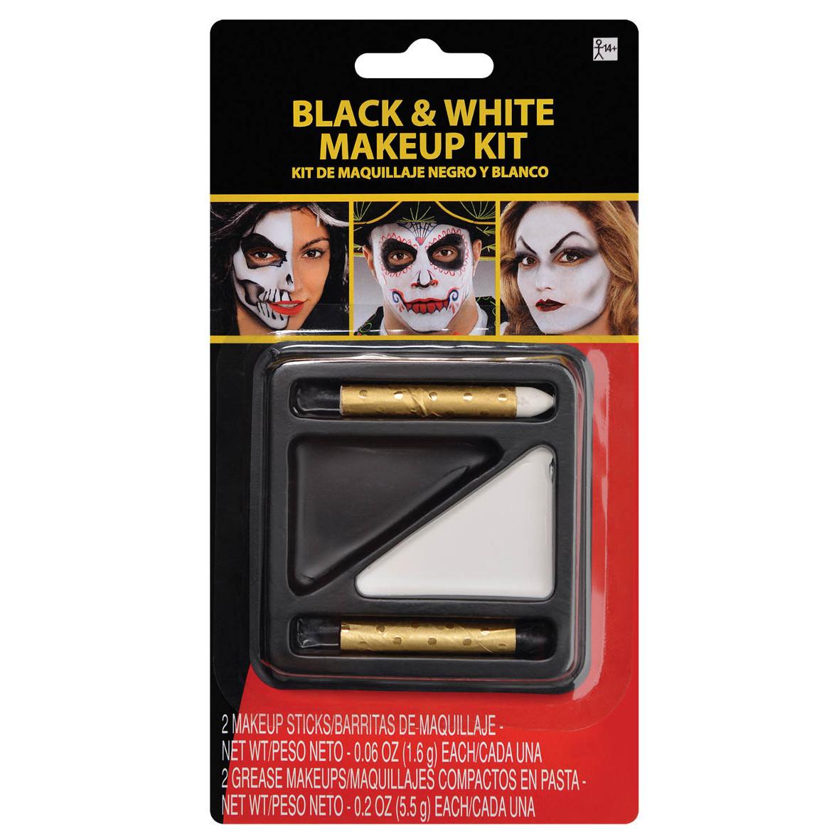 Black And White Make Up Kit Costumes & Apparel - Party Centre