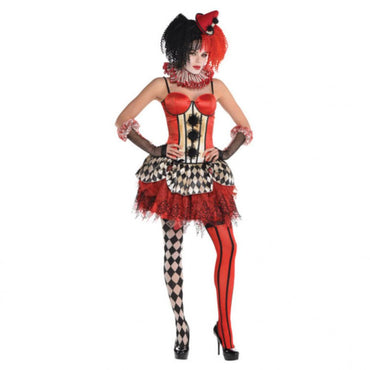 Adult Corset Clown Small/Medium Costumes & Apparel - Party Centre