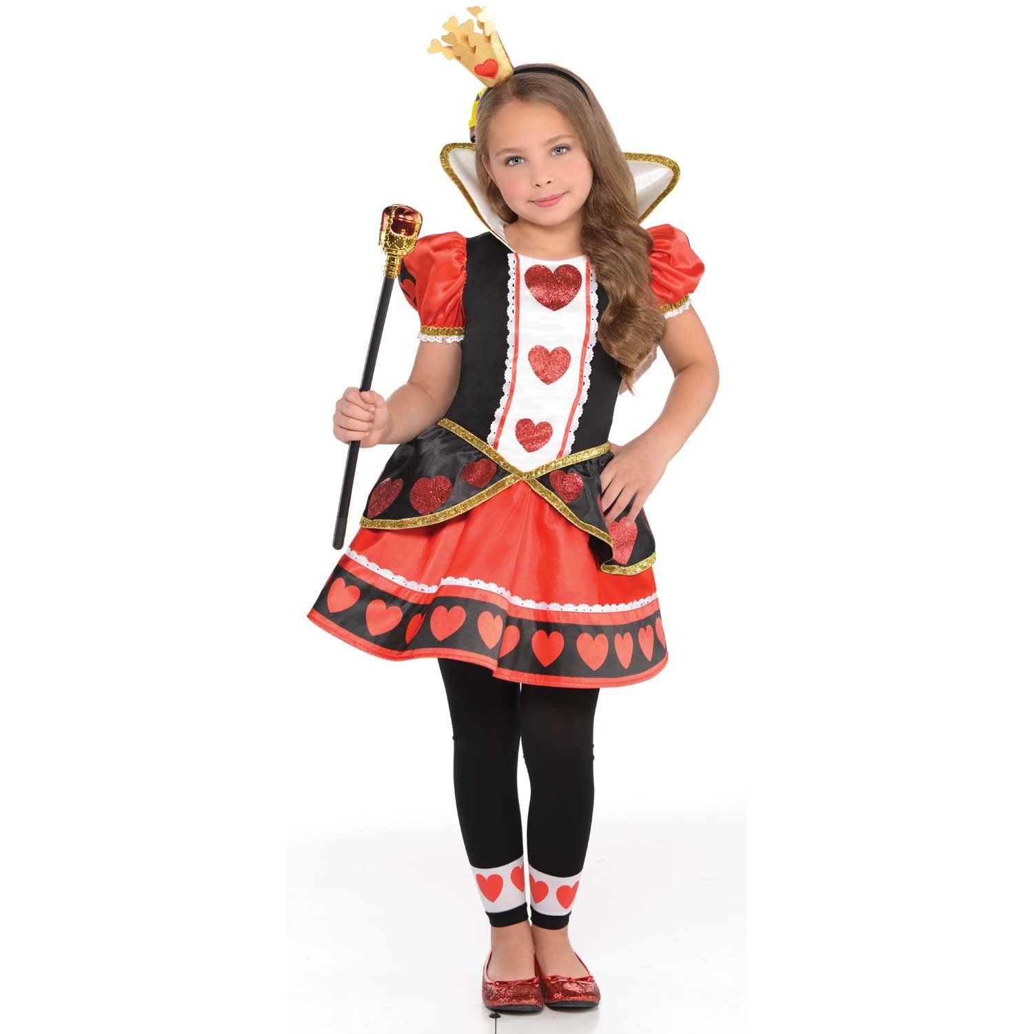 Child Queen of Hearts Storybook Costume Costumes & Apparel - Party Centre