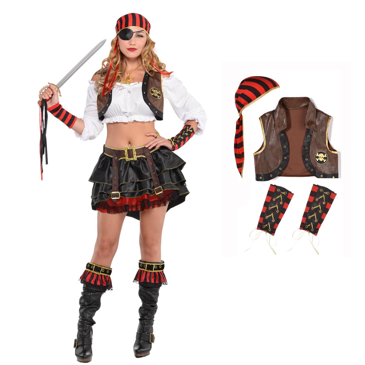 Adult Swashbuckler Pirate Costume Kit Costumes & Apparel - Party Centre