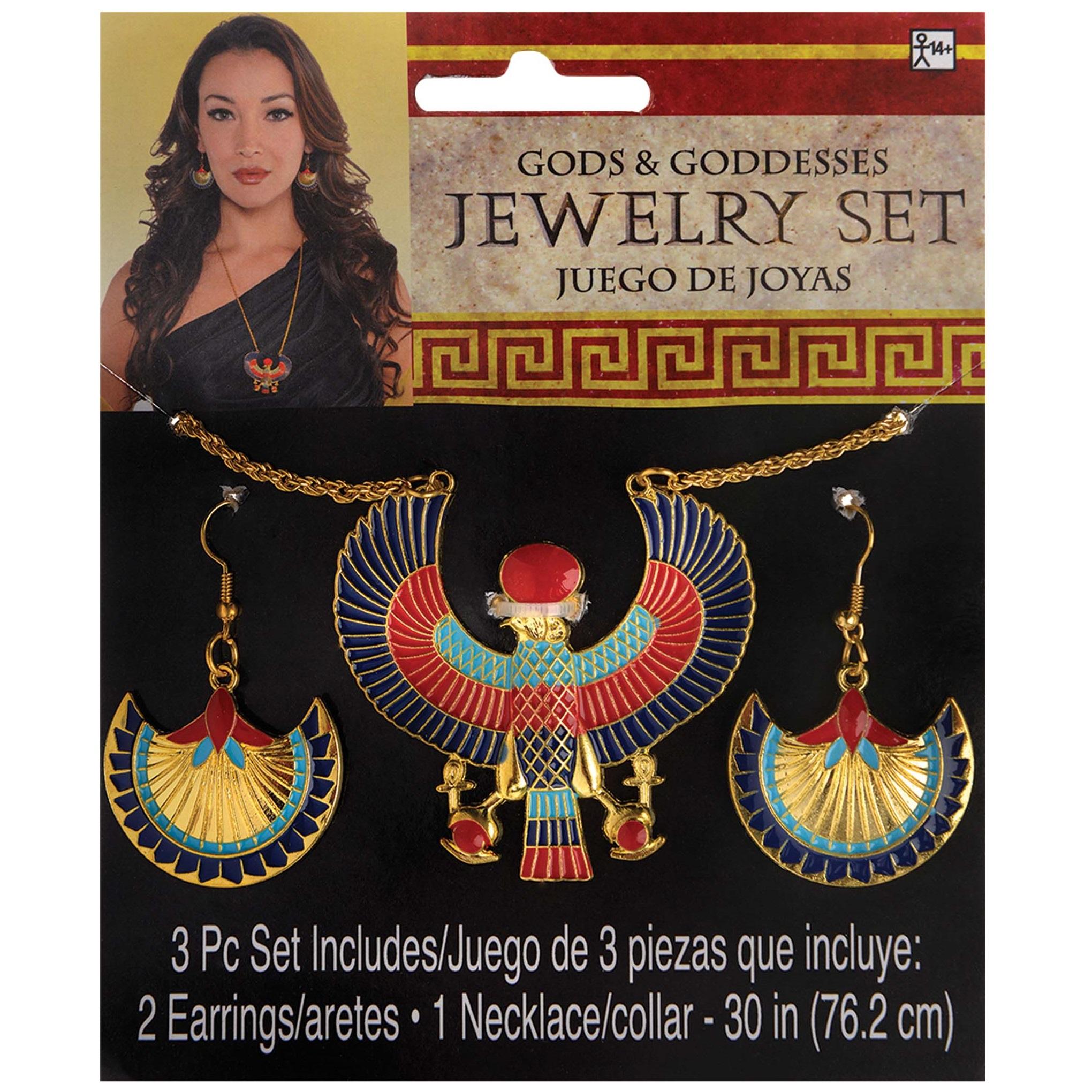 Adult Egyptian Jewelry Set Costumes & Apparel - Party Centre
