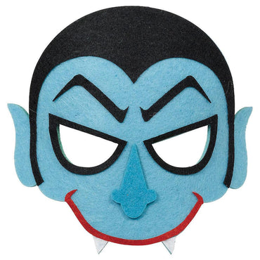 Child Vampire Felt Mask Costumes & Apparel - Party Centre